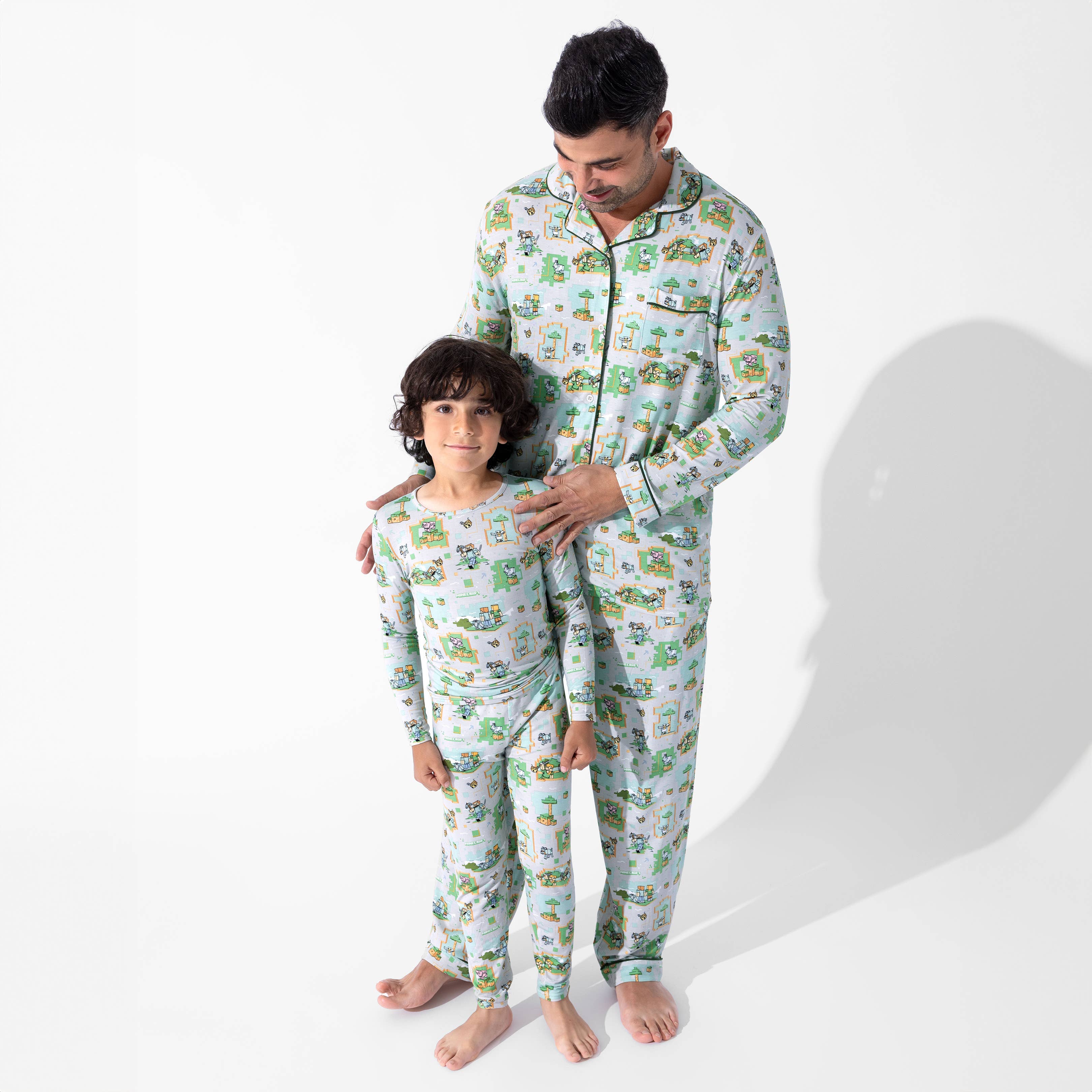 Minecraft Overworld Dreams Bamboo Kids Pajamas