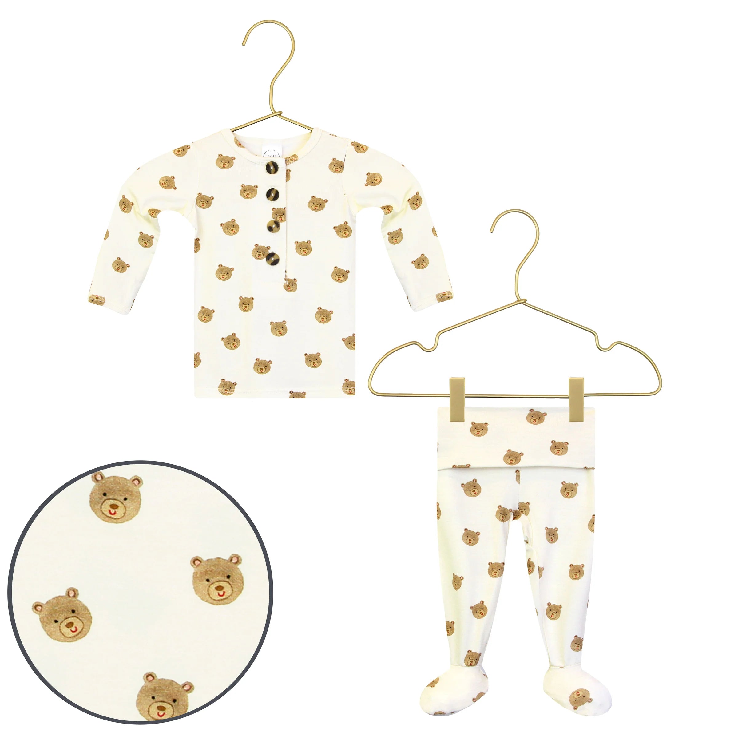 Teddy Top + Bottom Set