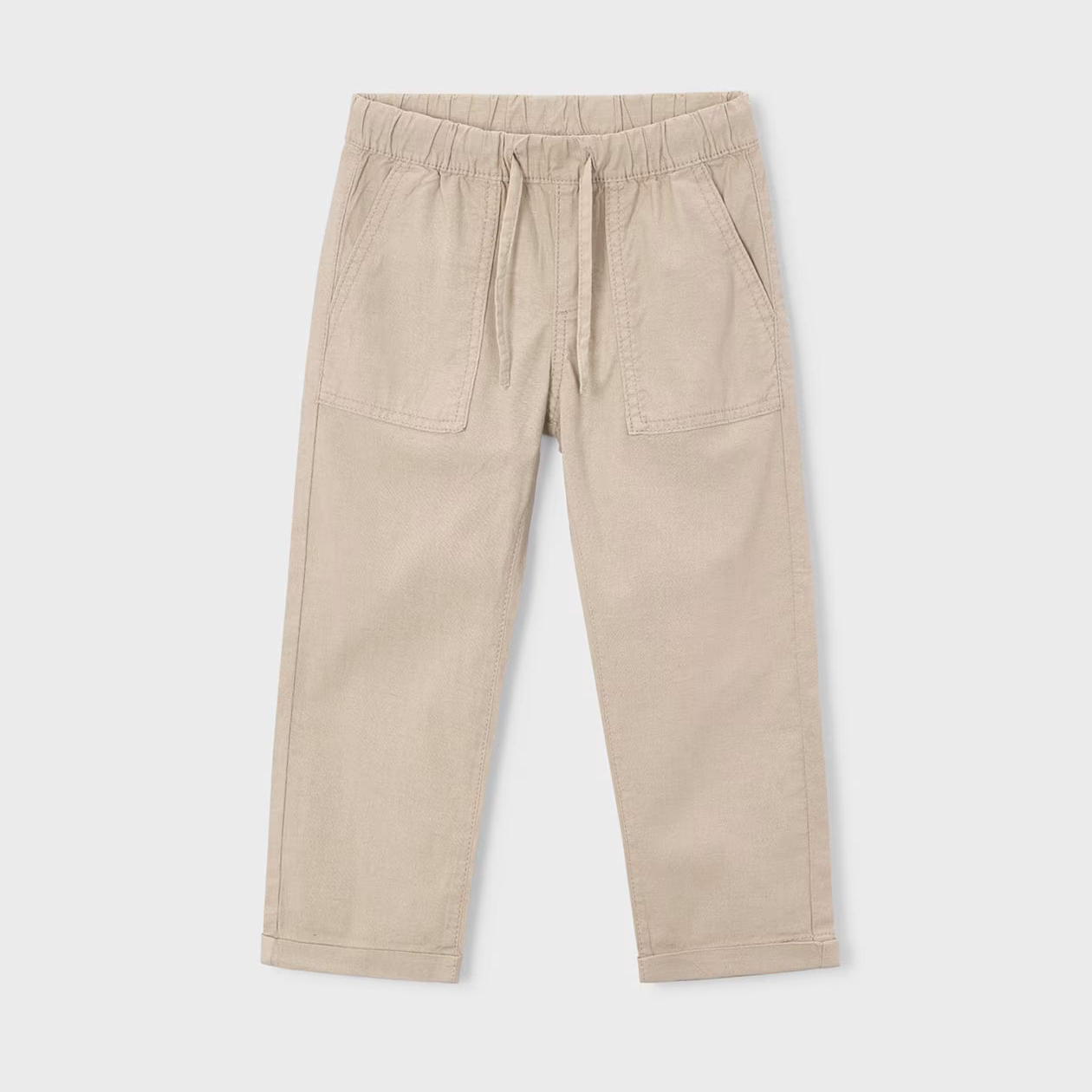 Stone Linen Joggers