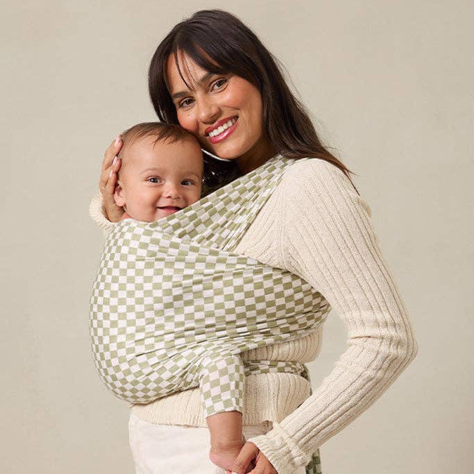 Solly Wrap | Sage Chequer