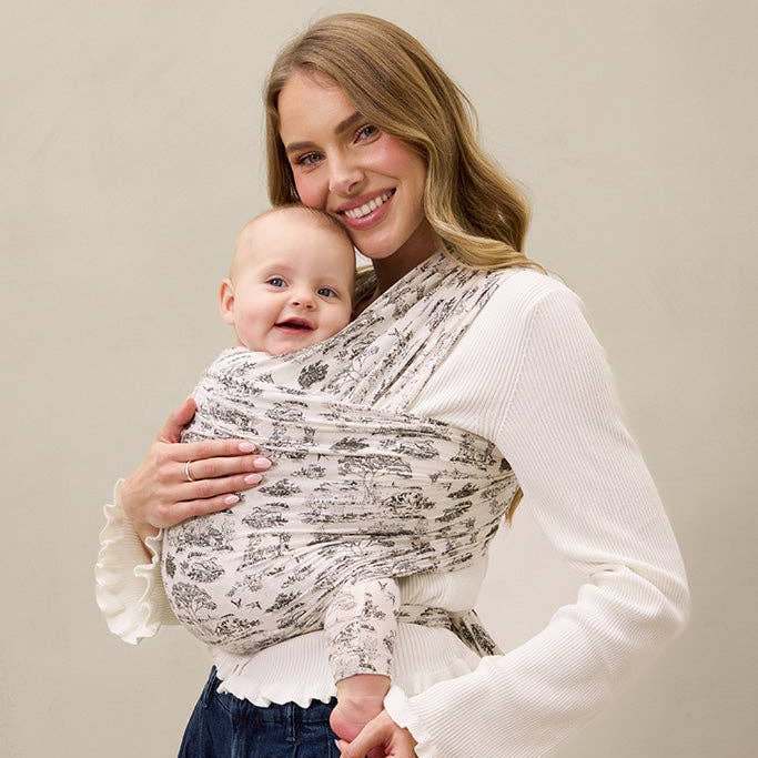 Solly Wrap | Charcoal Toile