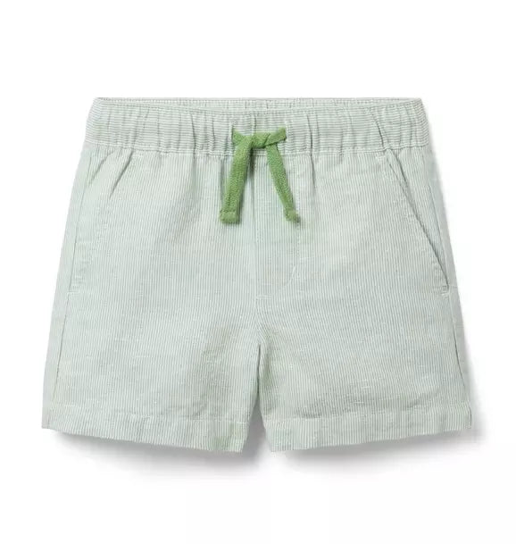 Mountain Green Stripe Shortie Short