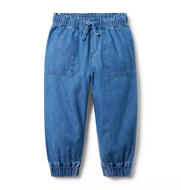 Light Wash Chambray Jogger