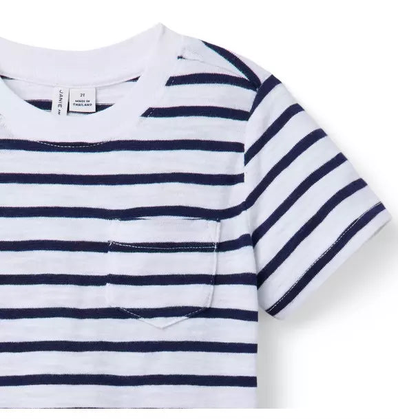 Striped Slub Tee