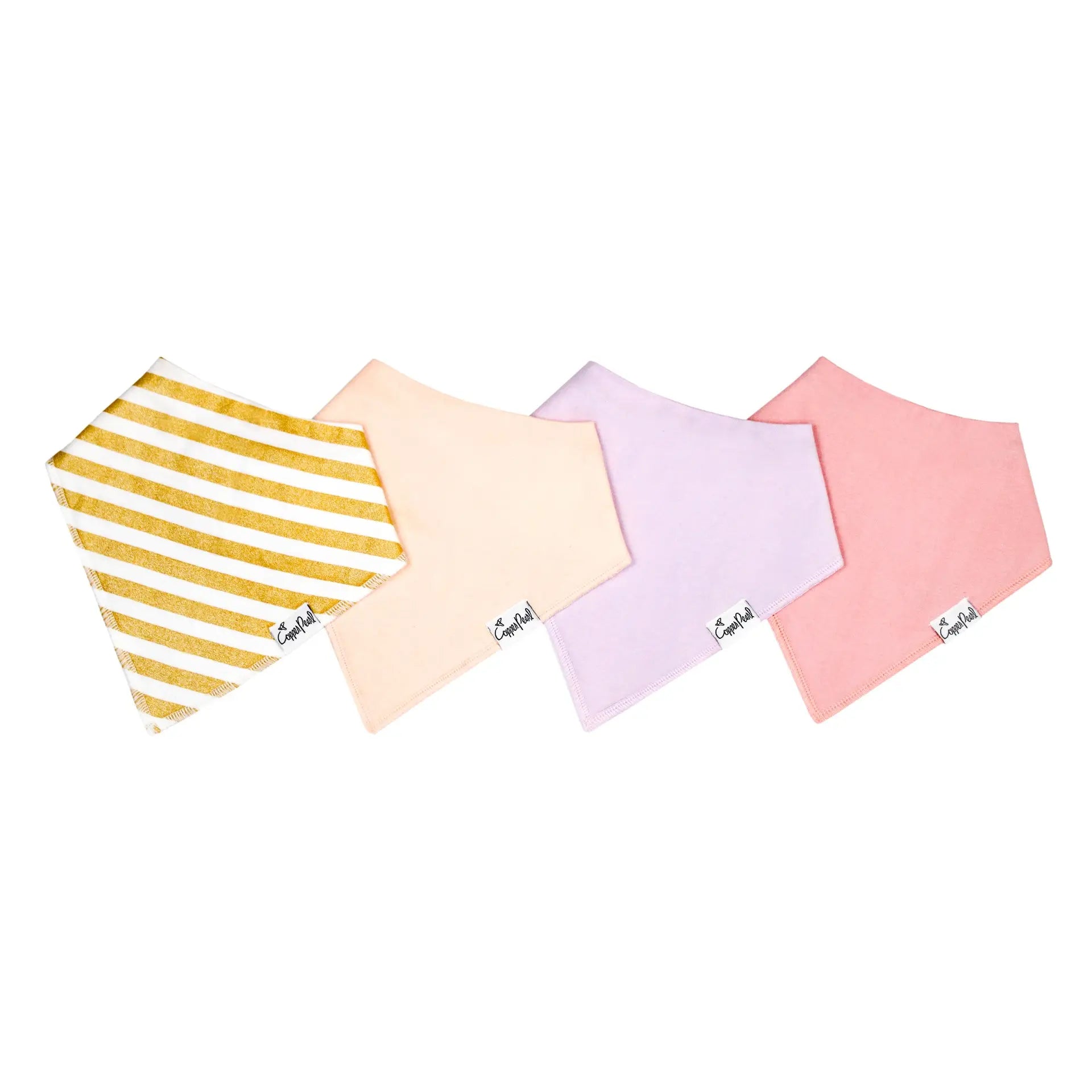 Copper Pearl Bandana Bib Set (4-pack)