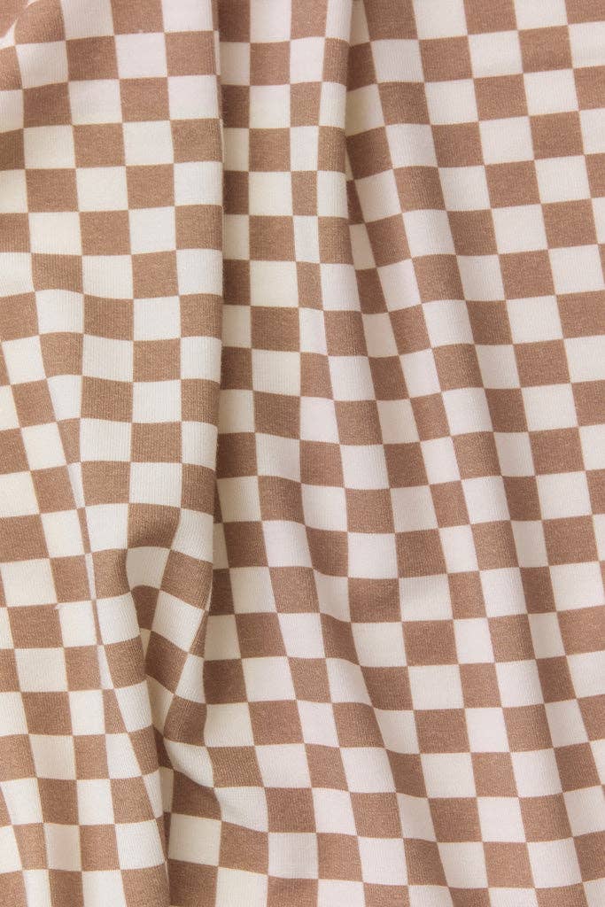 Solly Wrap | Almondine Chequer