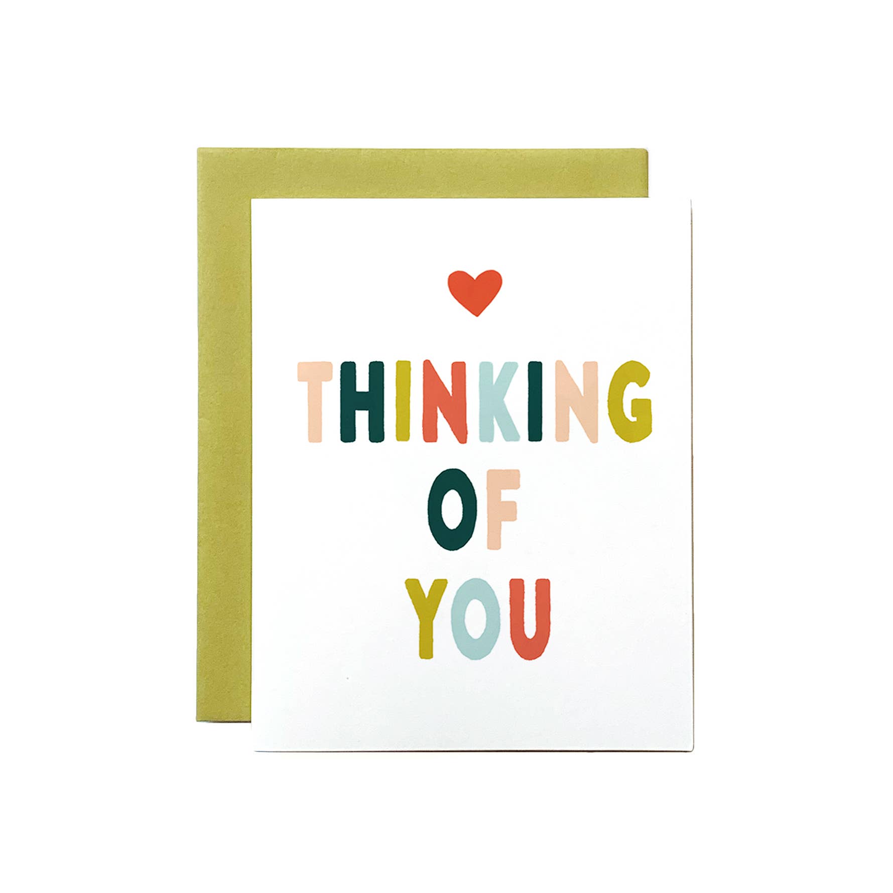 Colorful Thinking of You Card