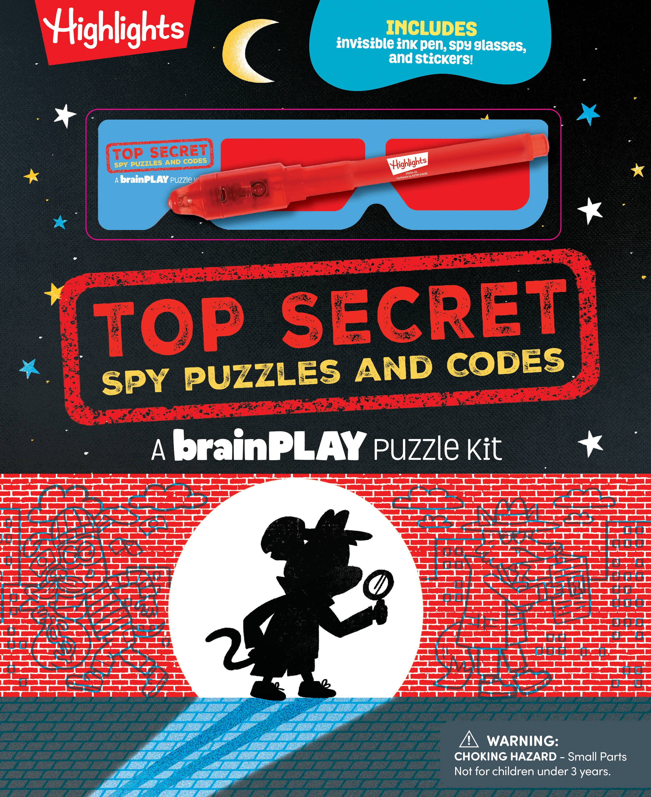 BrainPLAY Top Secret Spy Puzzles and Codes
