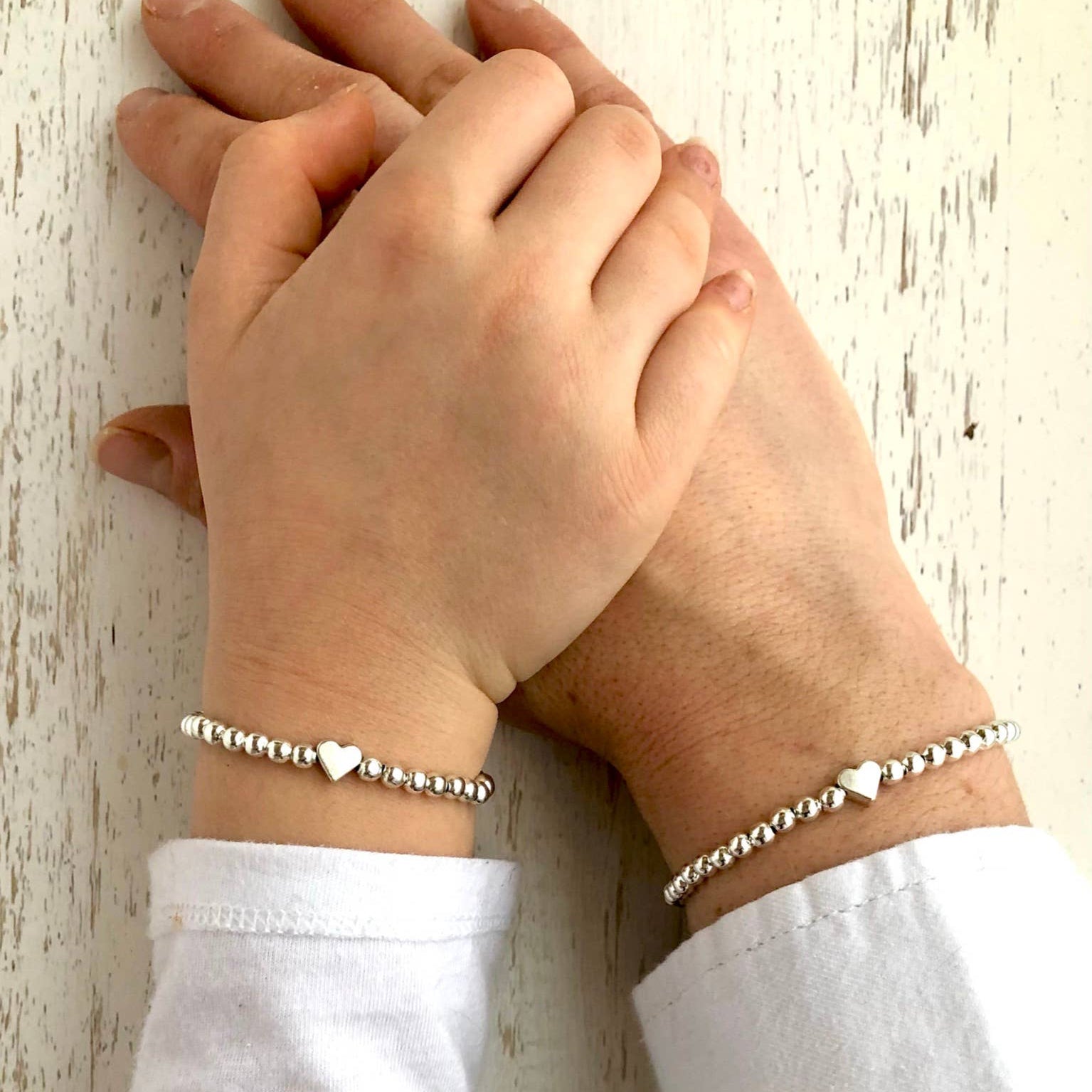 Tiny Heart Mother Daughter Matching Bracelets