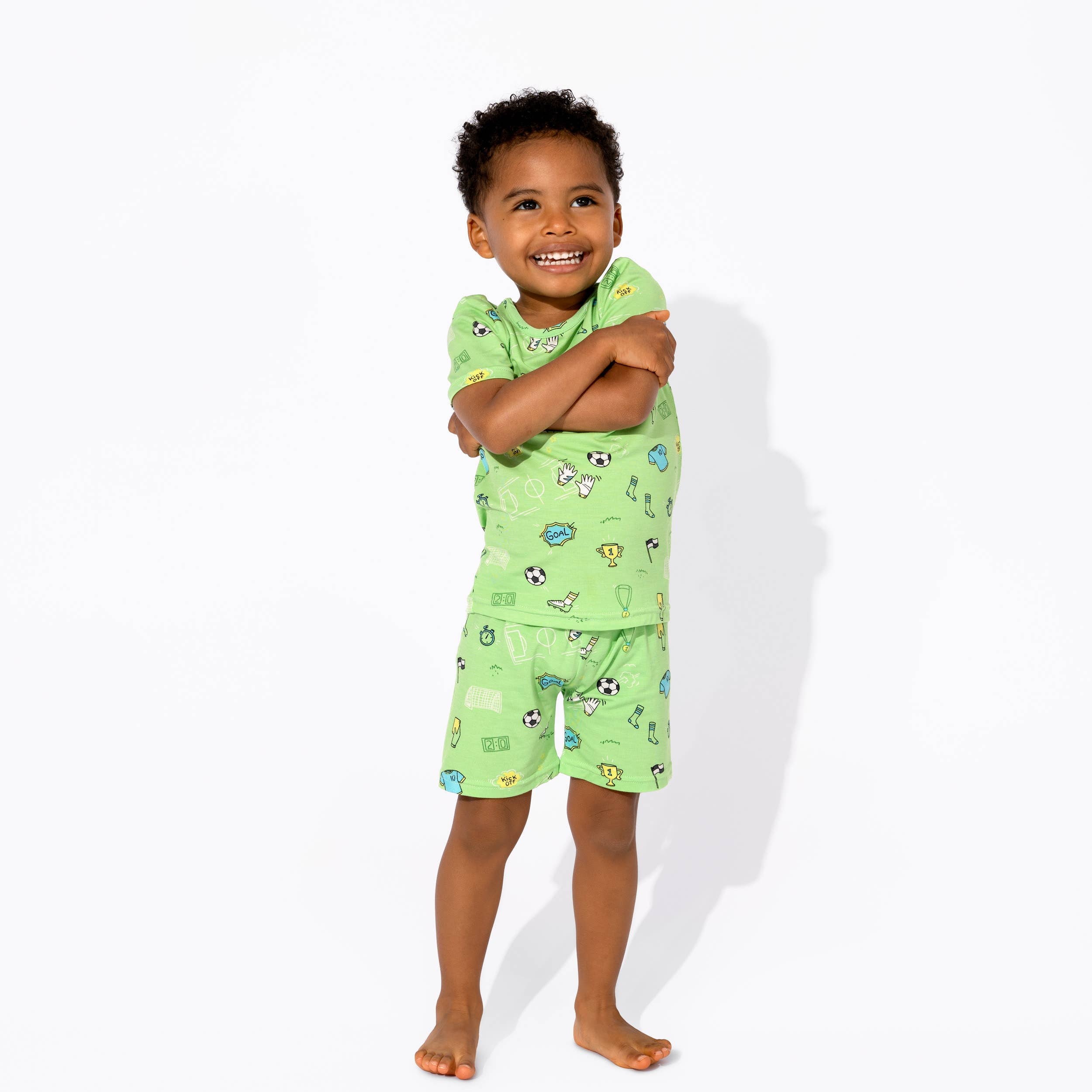 Soccer Bamboo Kids Short Set