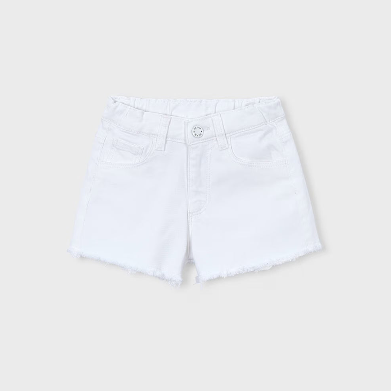 White Denim Shorts