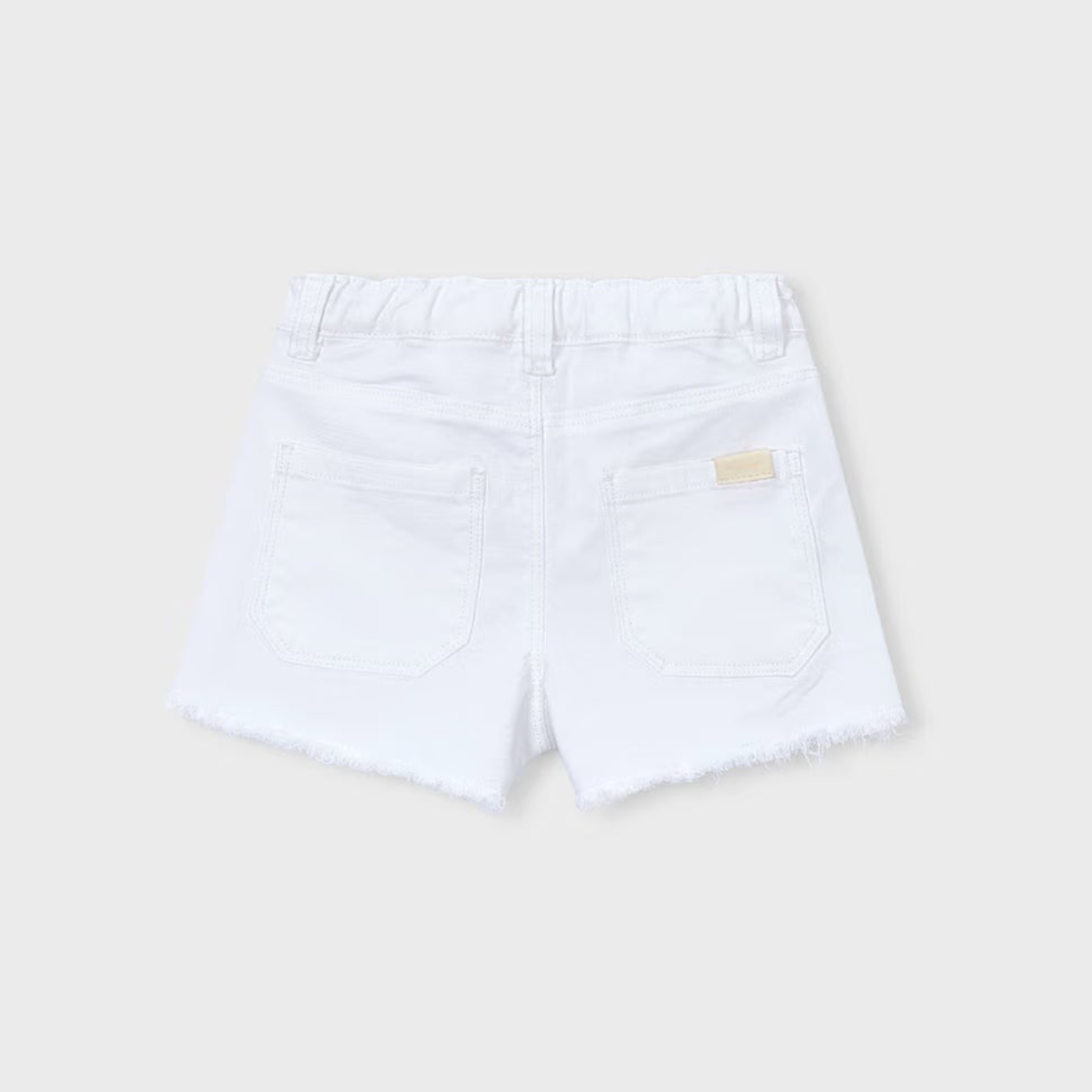 White Denim Shorts