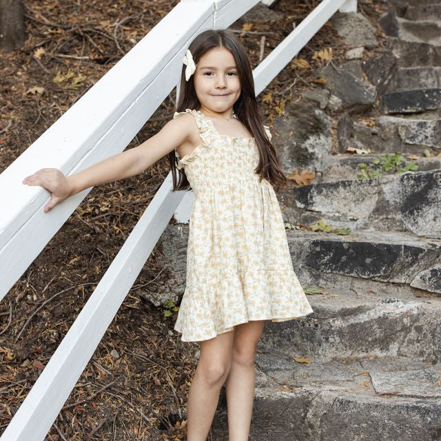 Sutton Dress | Yellow Floral