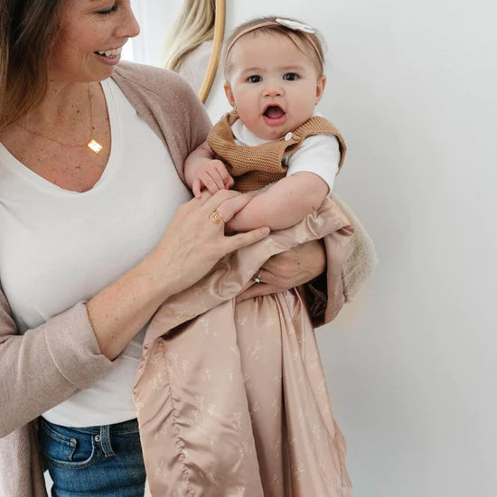 Satin Back Receiving Blanket