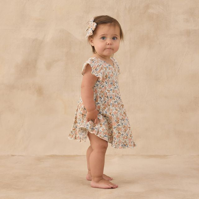 Lila Romper | Flower Field