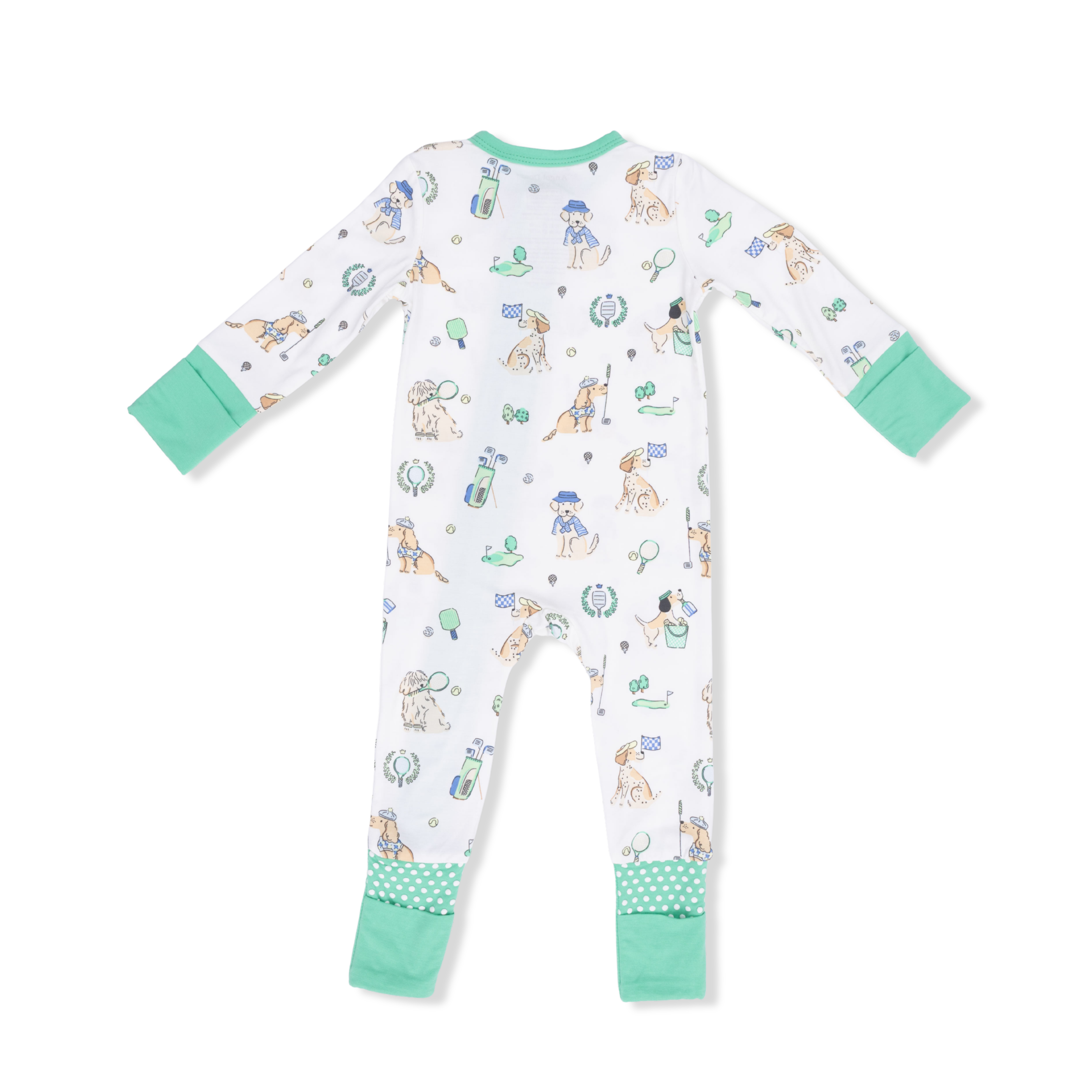 Convertible Romper | Country Club Dogs Neutral