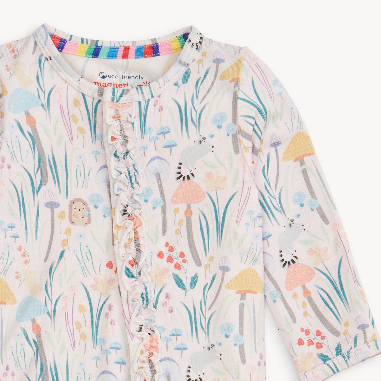 Magnetic Me Ruffle Footie - Shroom and Bloom