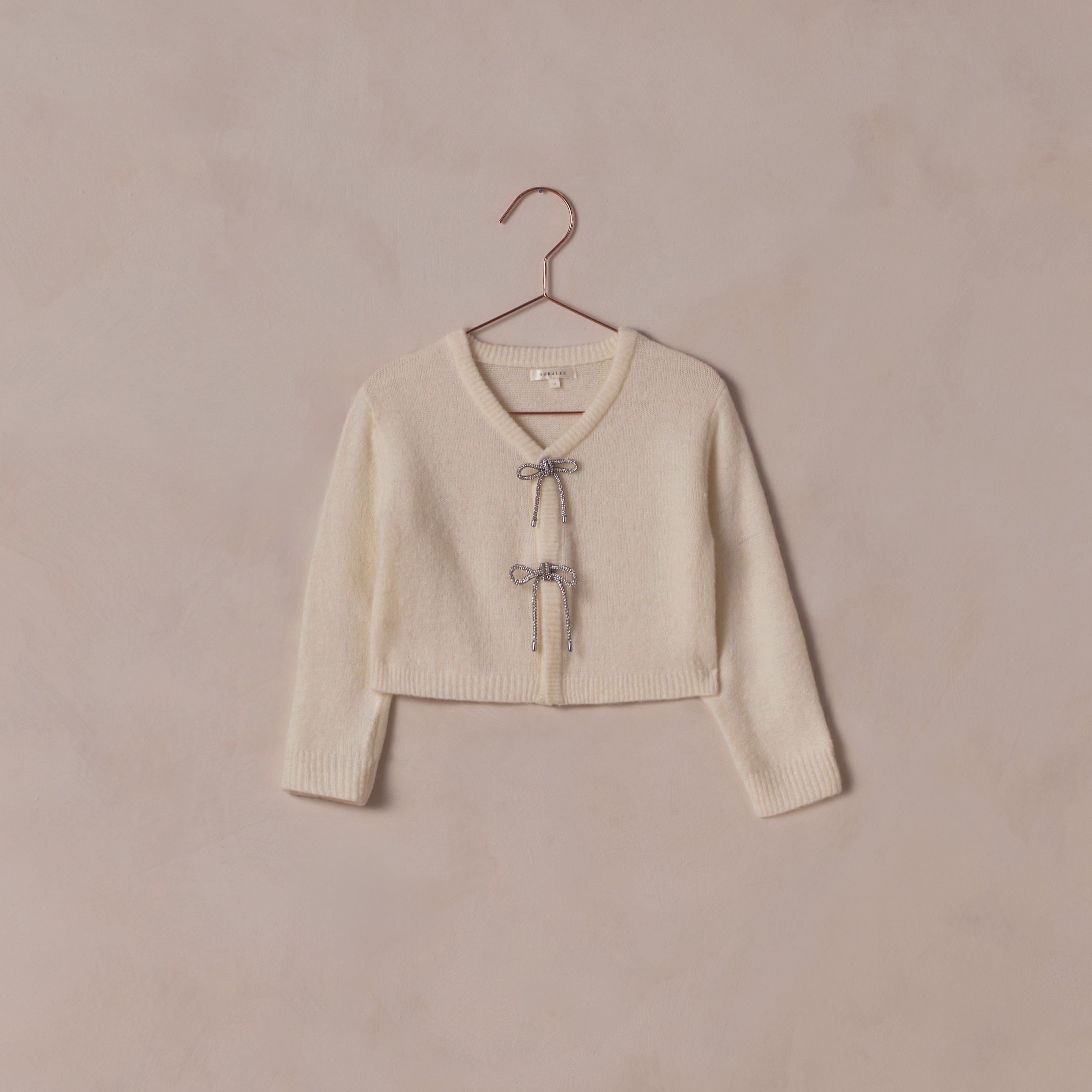Bow Cardigan | Ivory