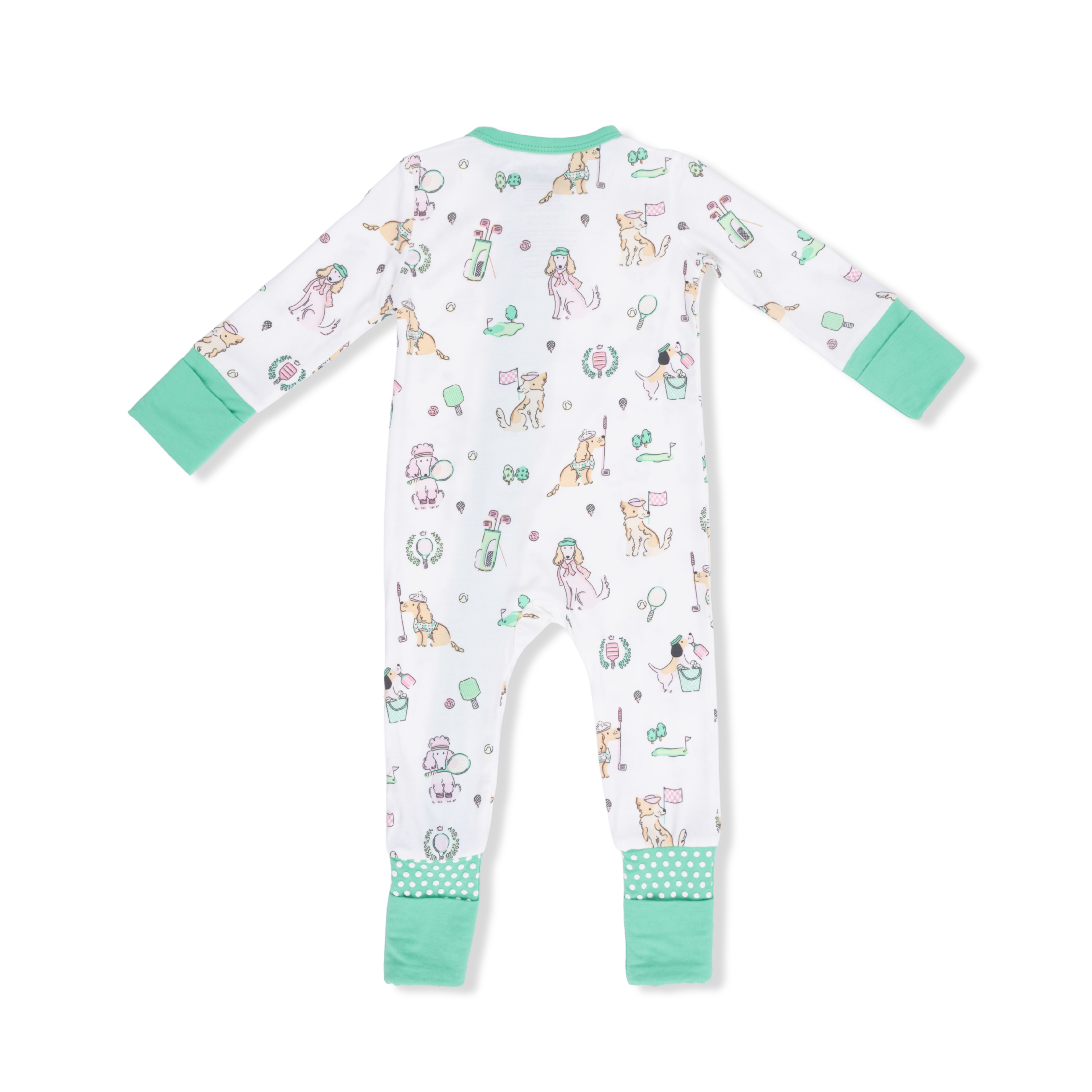 Convertible Romper | Country Club Dogs Pink