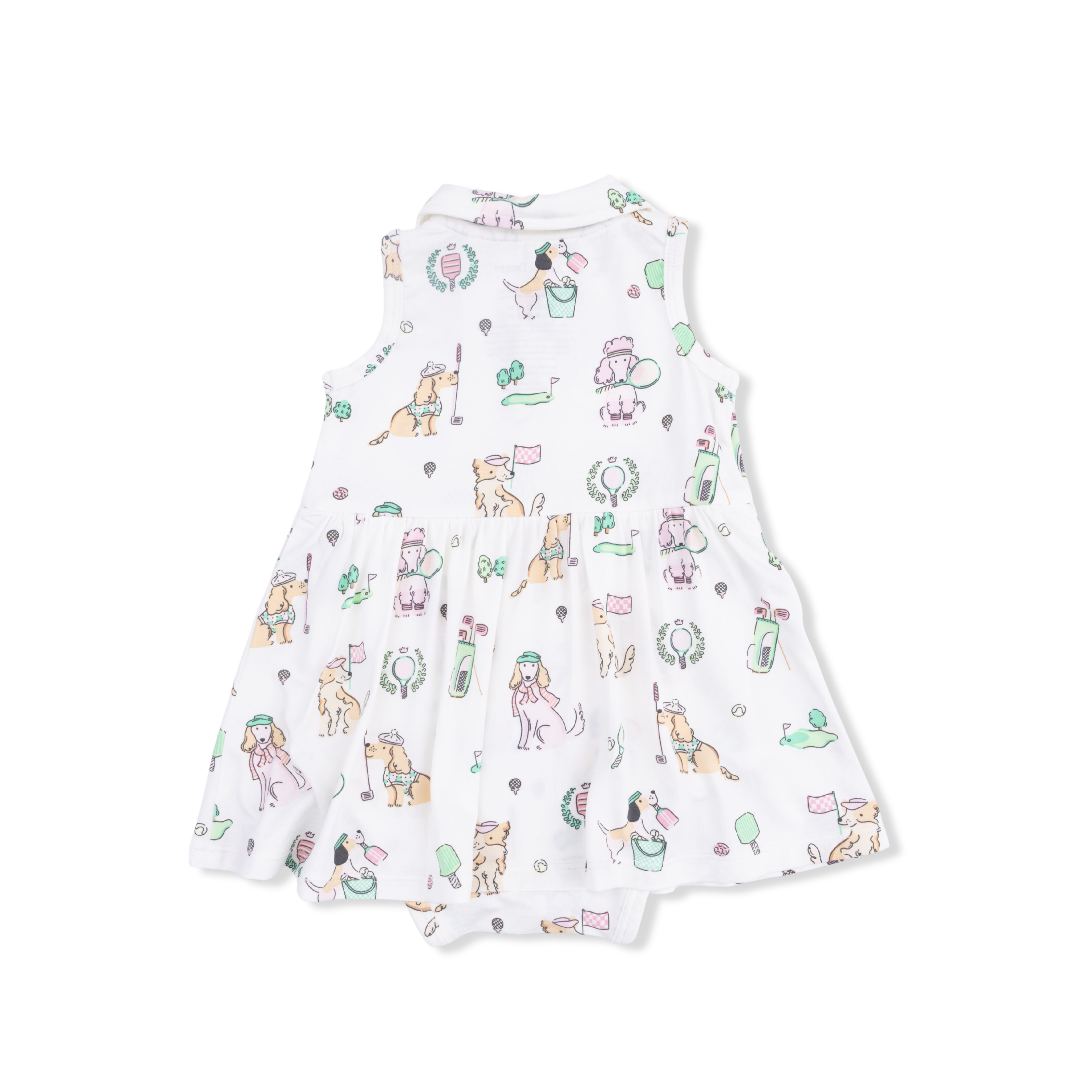 Polo Tennis Dress | Country Club Dogs Pink