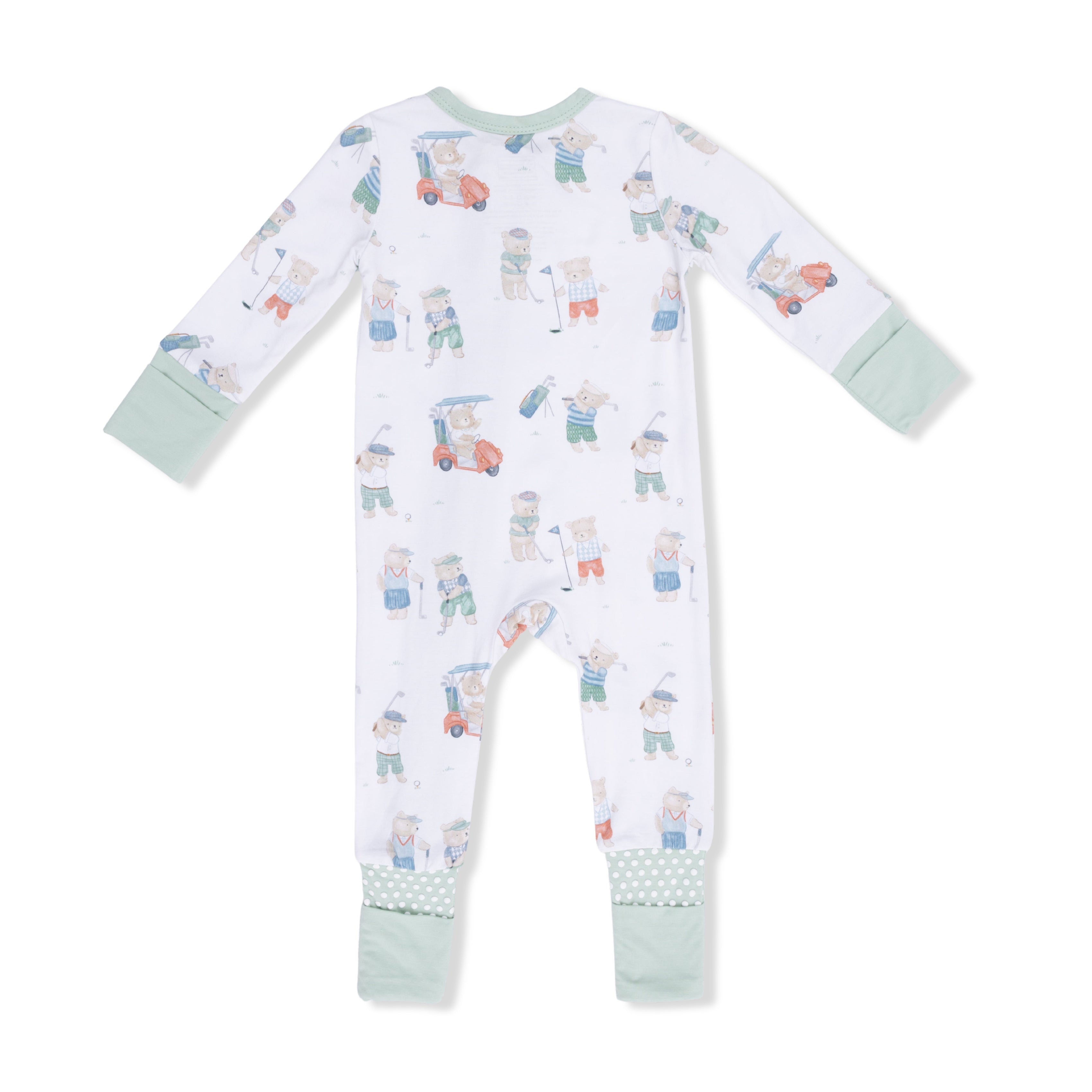 Convertible Romper | Golfing Teddy Bears