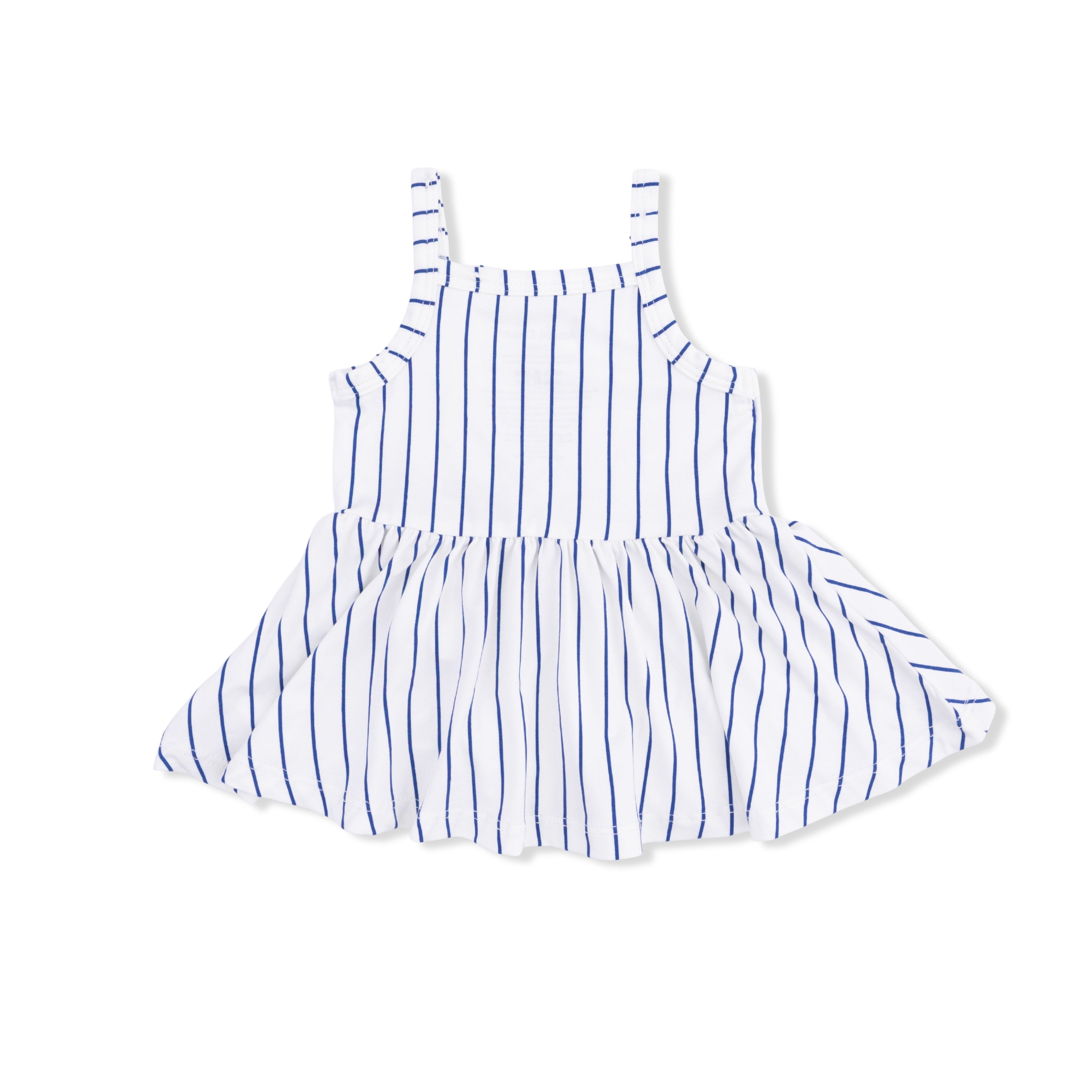 Peplum Tank | Baseball Stripe