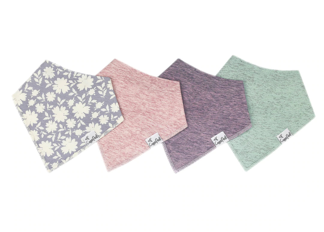 Copper Pearl Bandana Bib Set (4-pack)