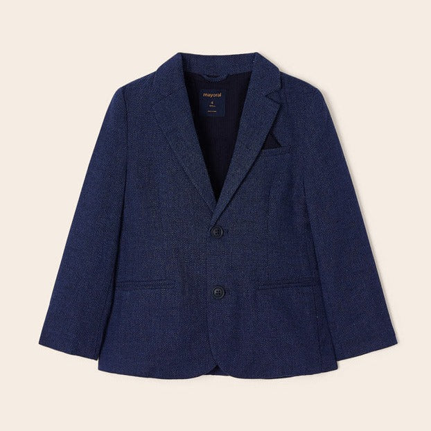 Navy Linen Jacket