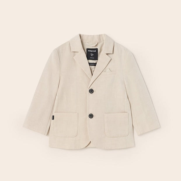Beige Linen Jacket
